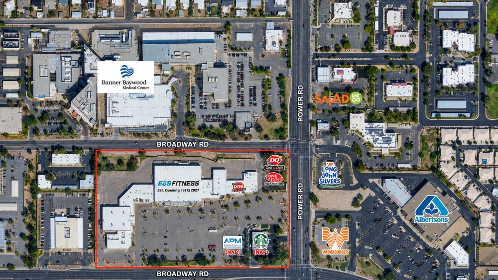 Retail shopping center in Mesa, Arizona